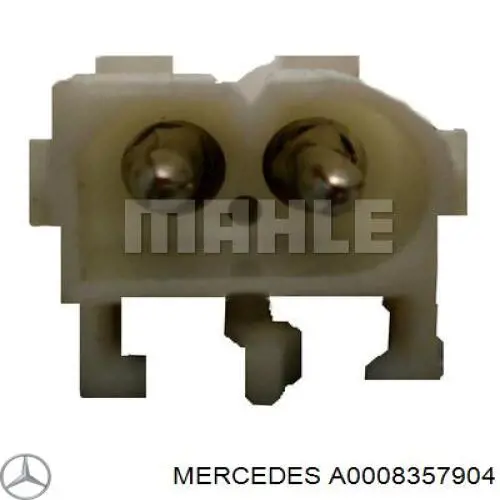 Купить A0008357904 Mercedes Электродвигатели (электродвигатель отопителя) или розетка прицепа штепсельная