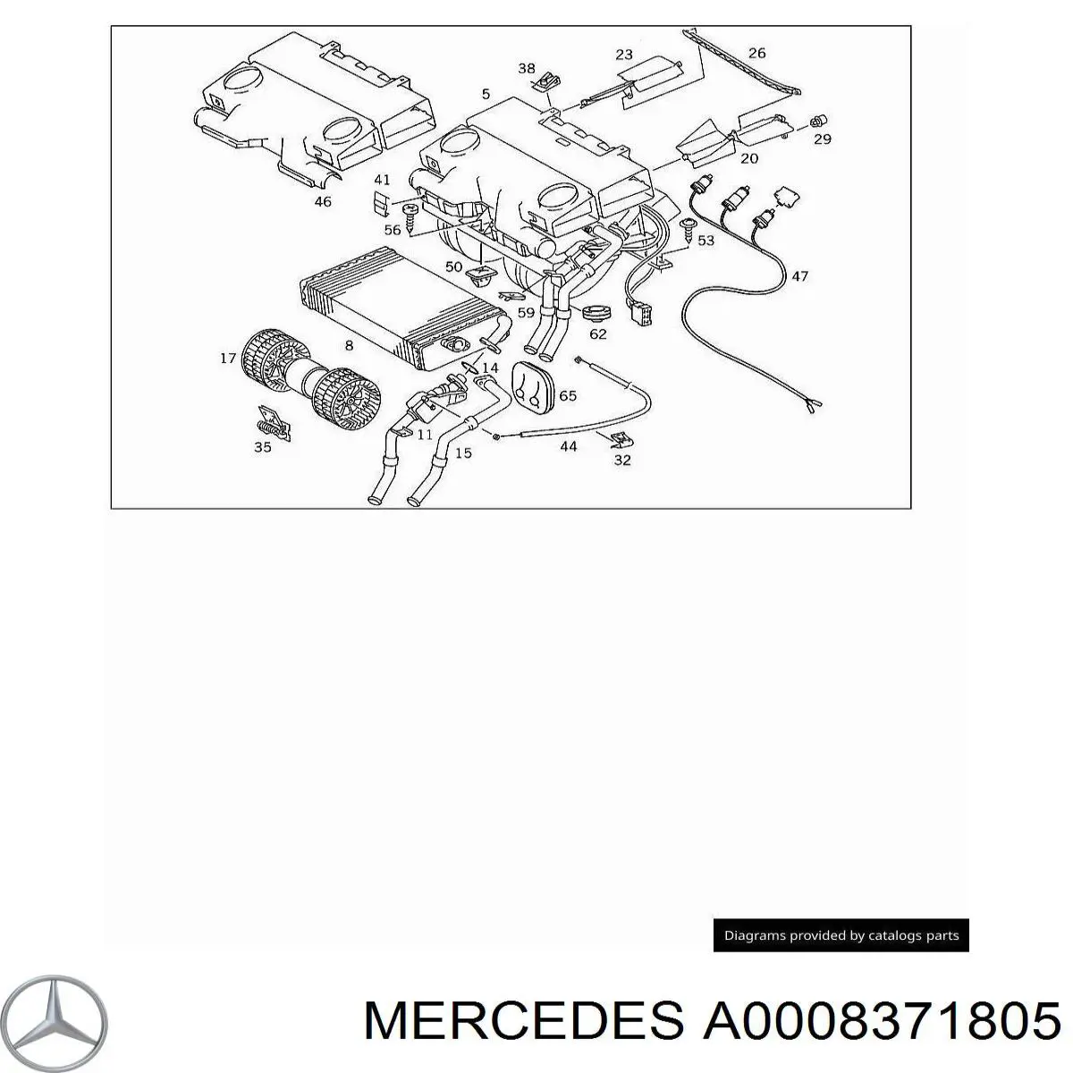 A0008371805 Mercedes 