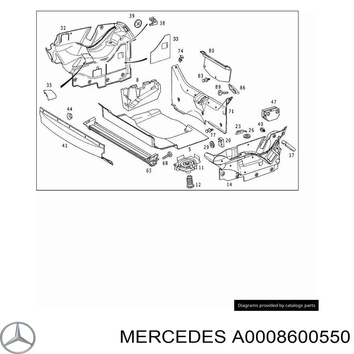 Ремень генератора A0008600550 Mercedes