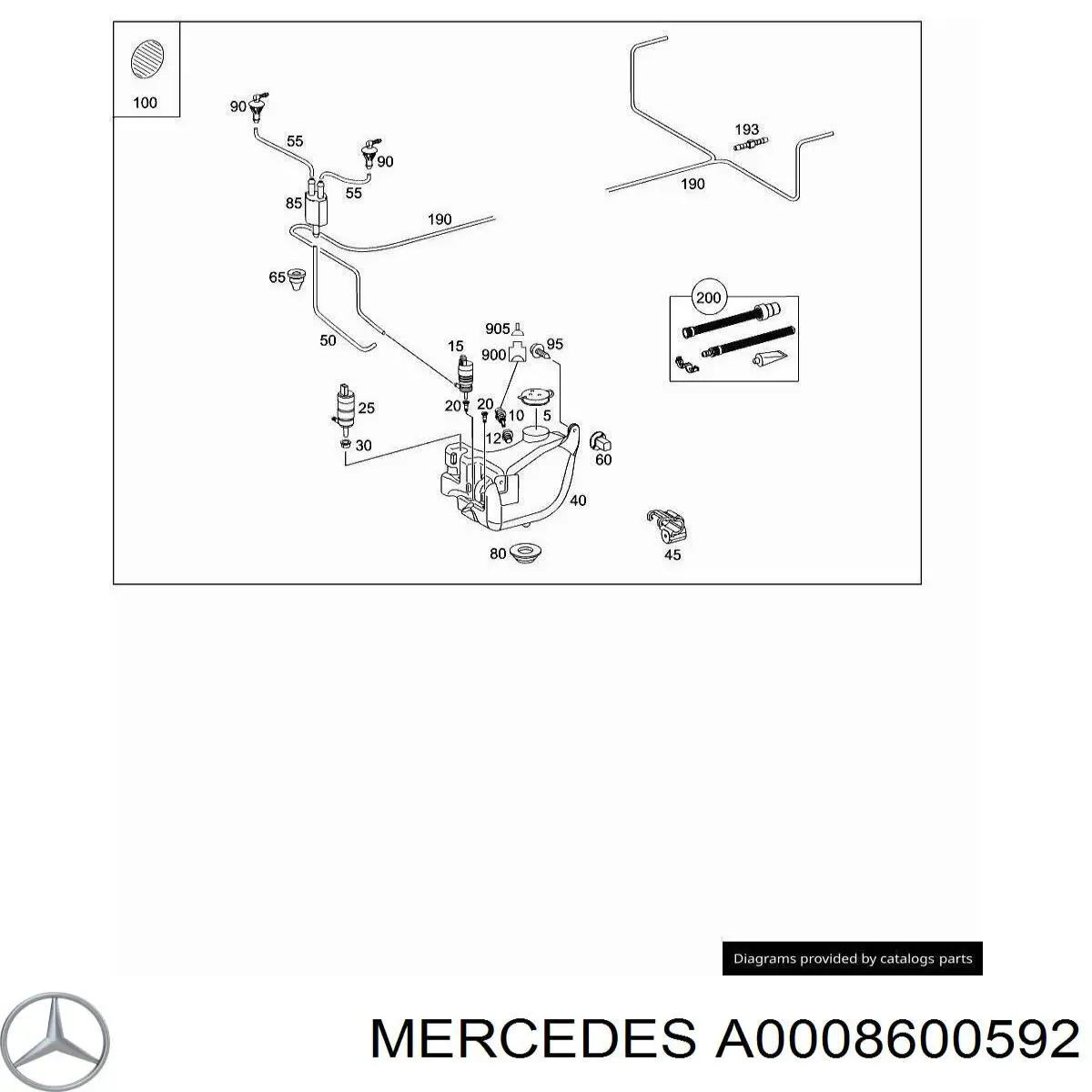 A0008600592 Mercedes 