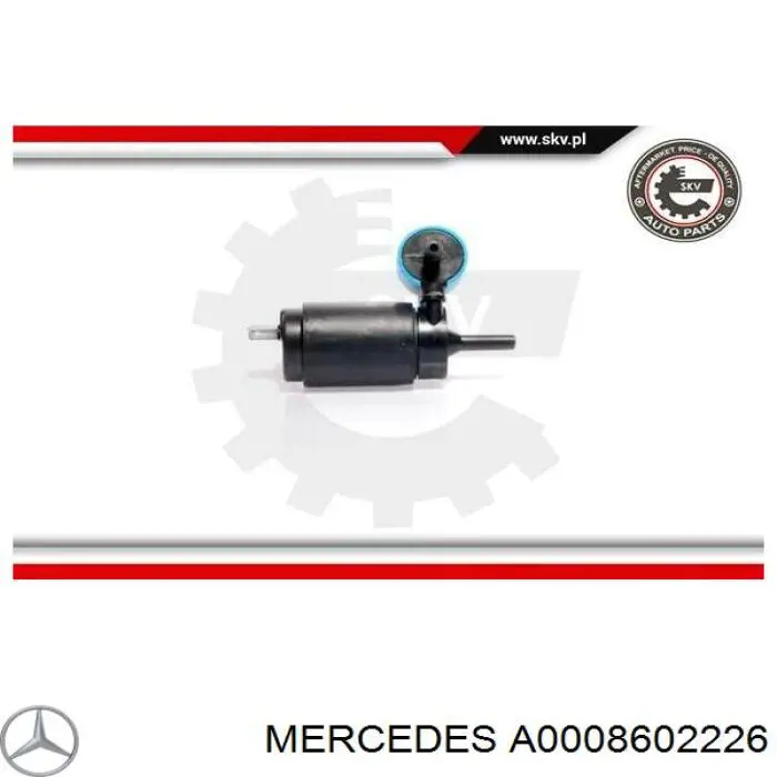 Купить 0008602226 Mercedes Моторчик омывателя переднего стекла