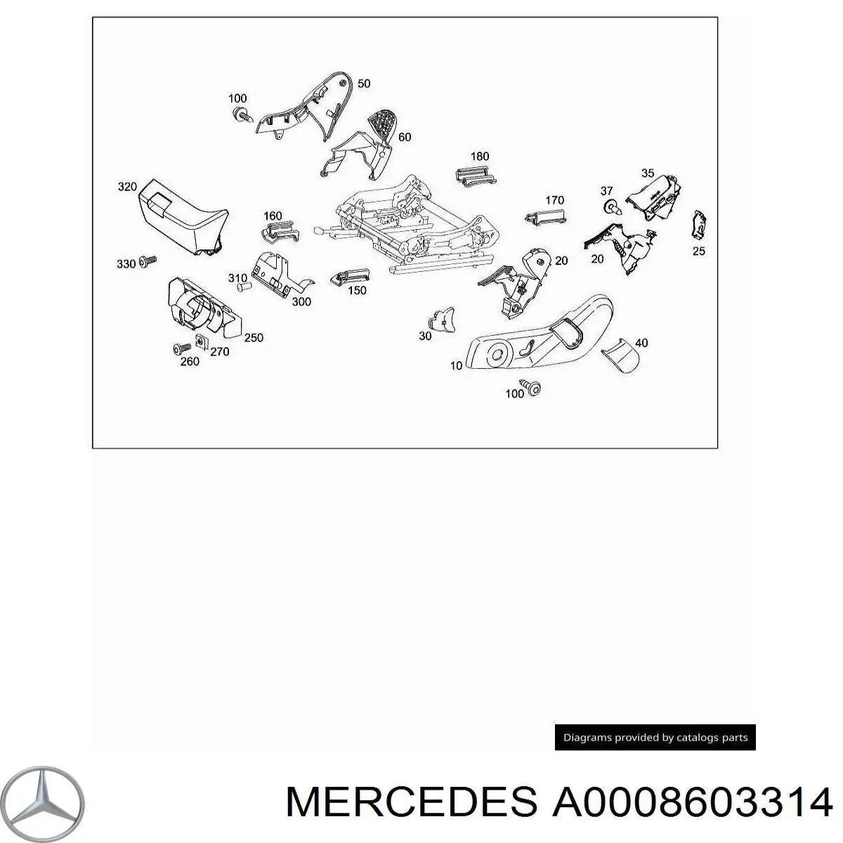  Mercedes A0008660214 цена, от 29.56 USD
