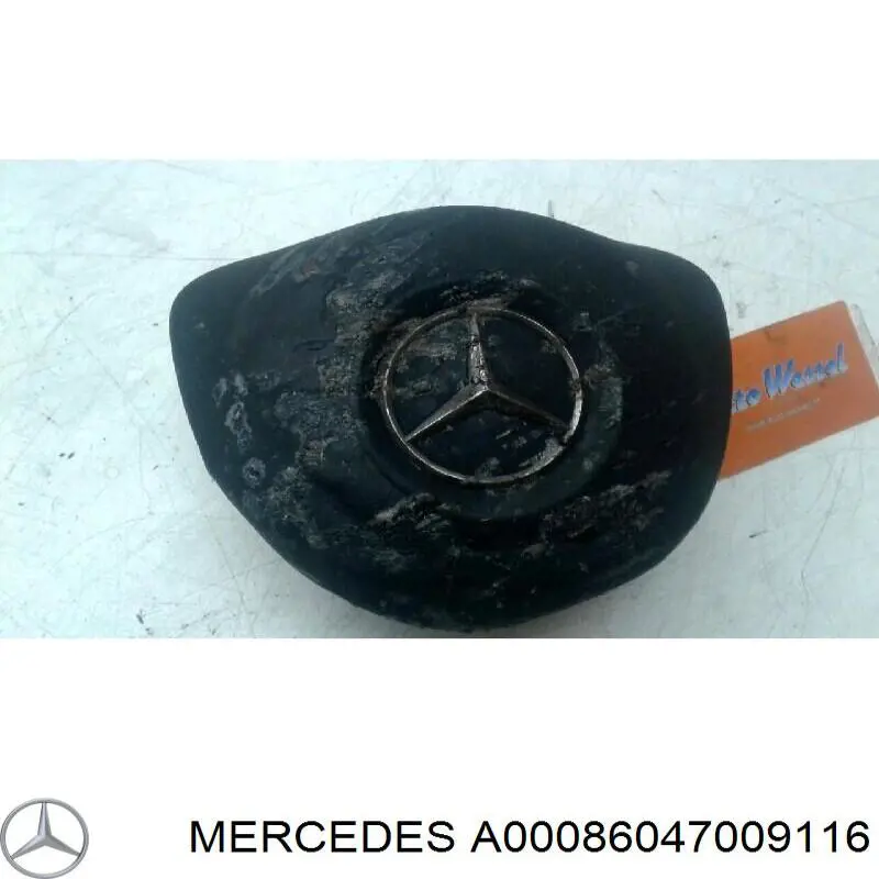 Купить A00086047009116 Mercedes Подушка AIRBAG водительская