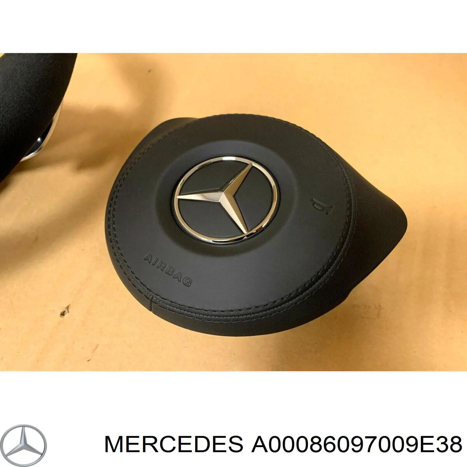 A00086097009E38 Mercedes Подушка безопасности водителя
