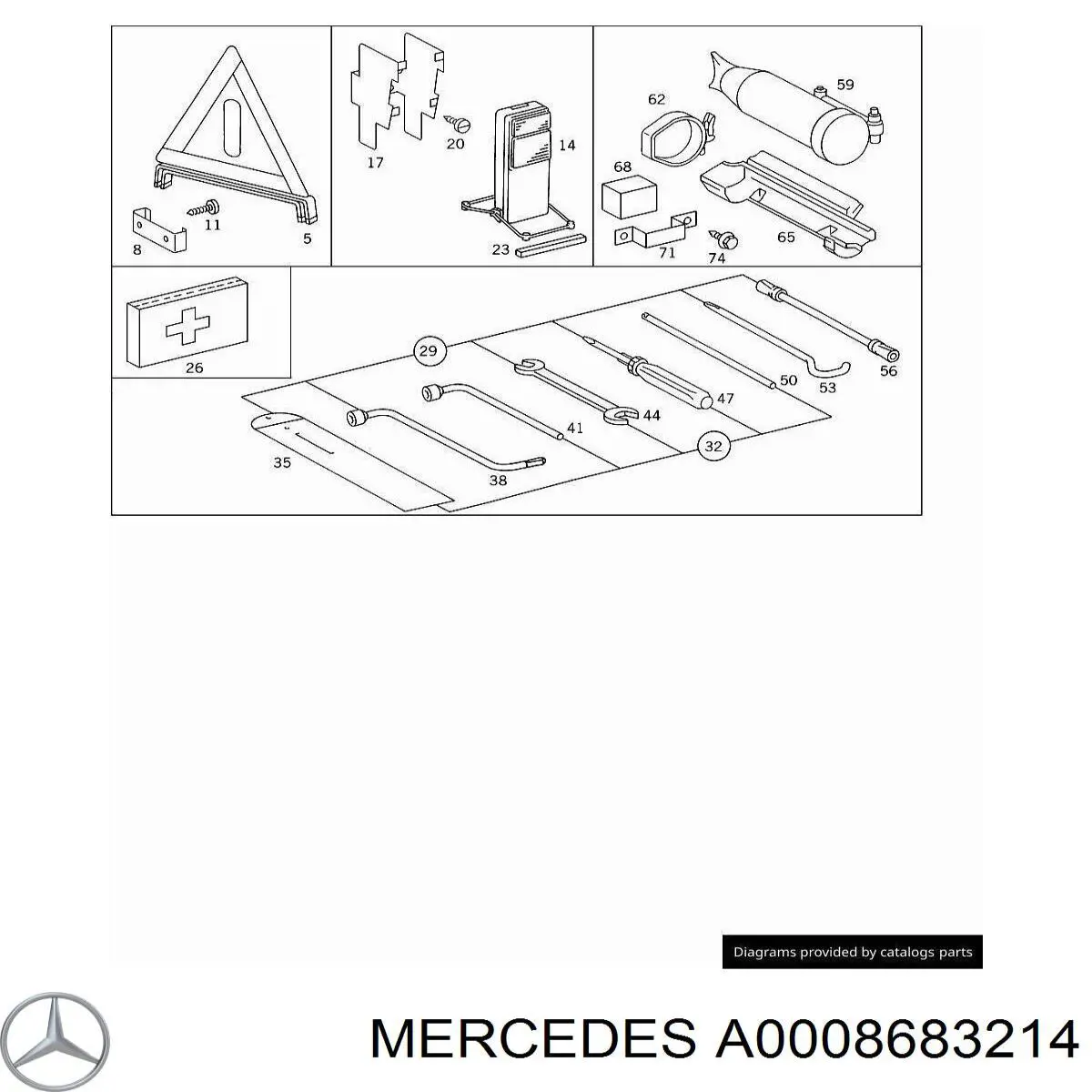 0008683214 Mercedes 