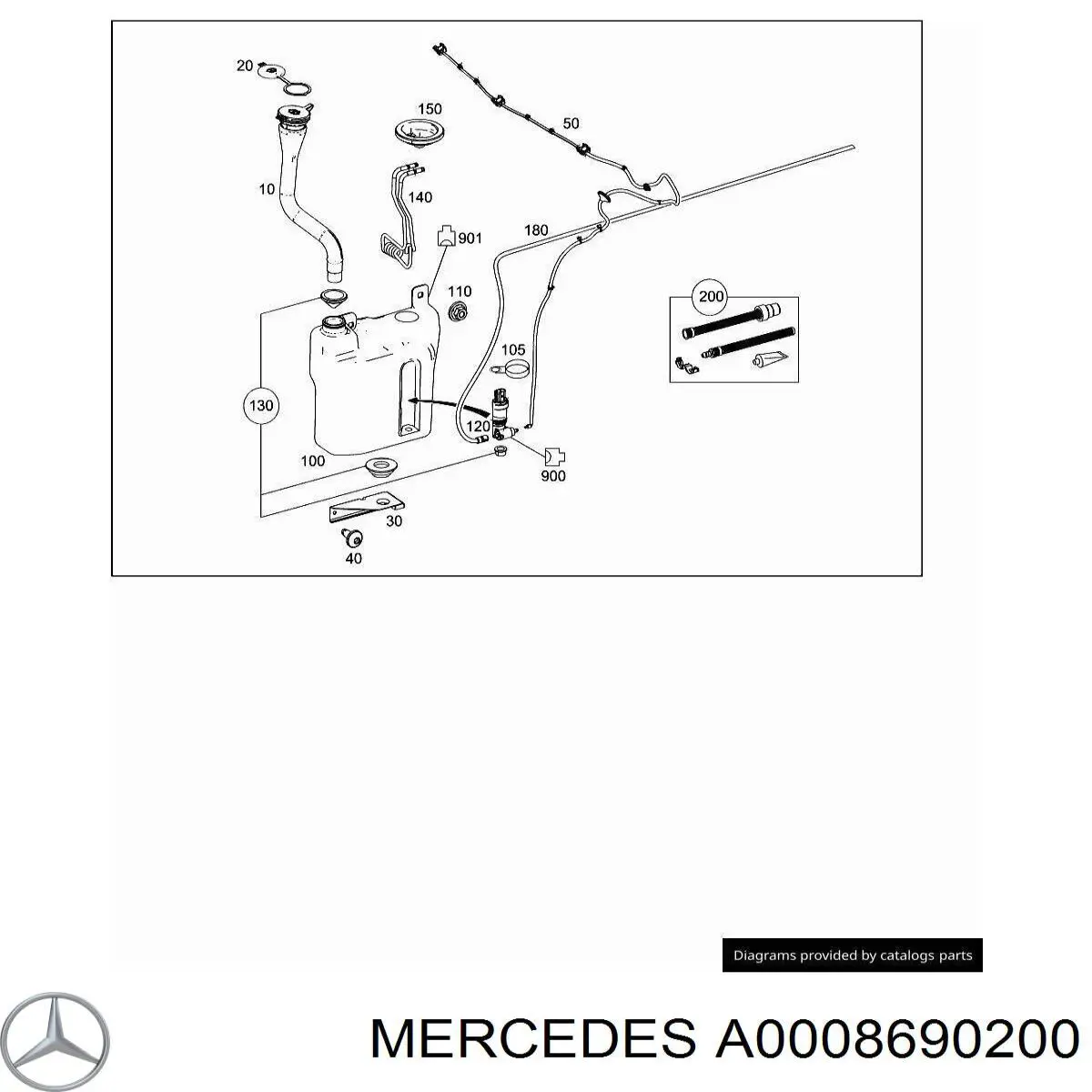 A0008690200 Mercedes 