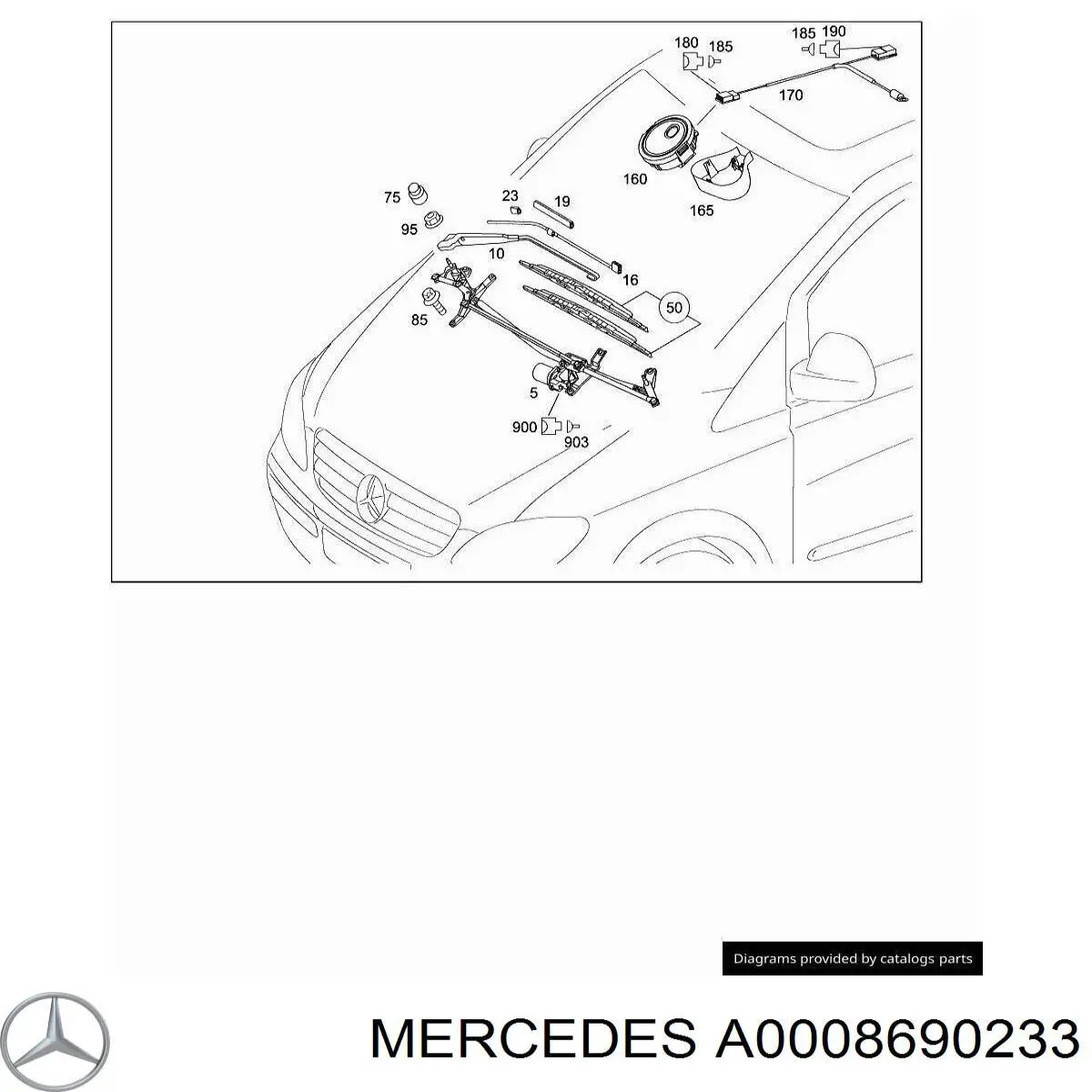 A0008690233 Mercedes 