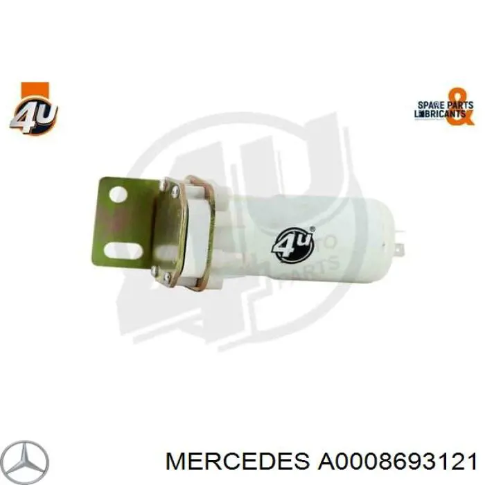 A0008693121 Mercedes Мотор омывателя лобового стекла