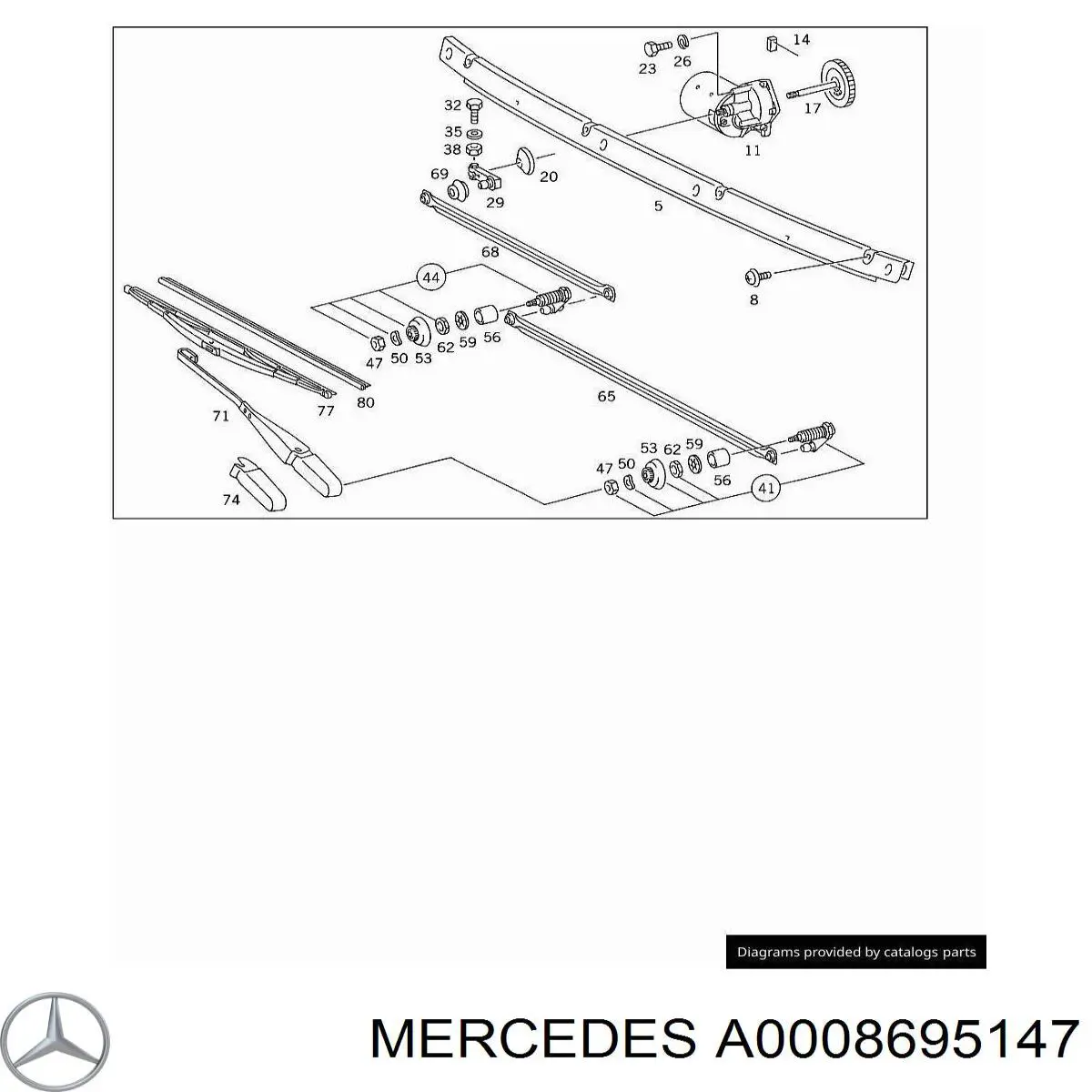 A0008695147 Mercedes 