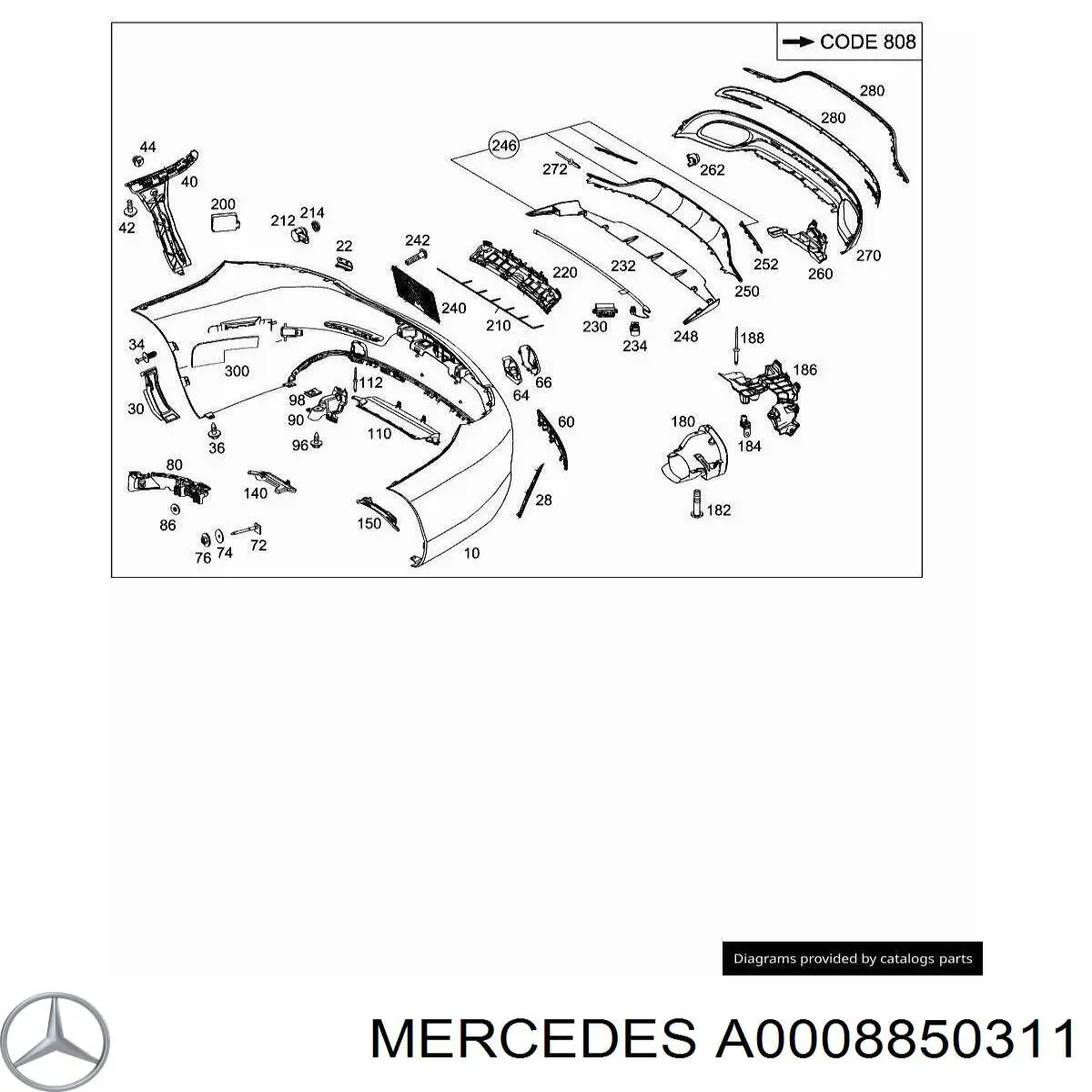  A0008850311 Mercedes