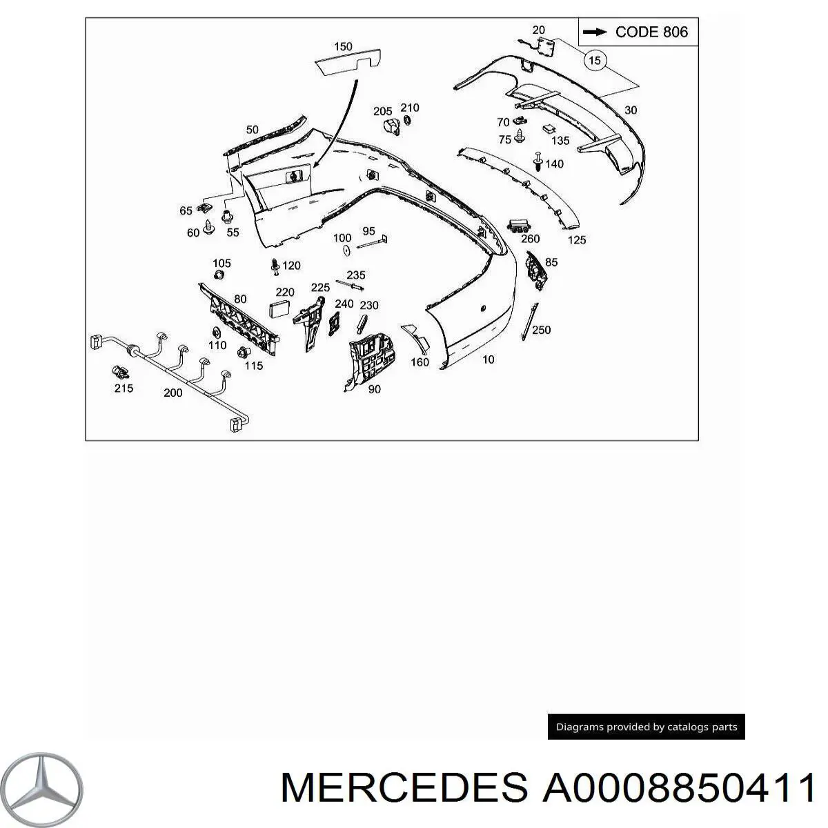  0008850411 Mercedes