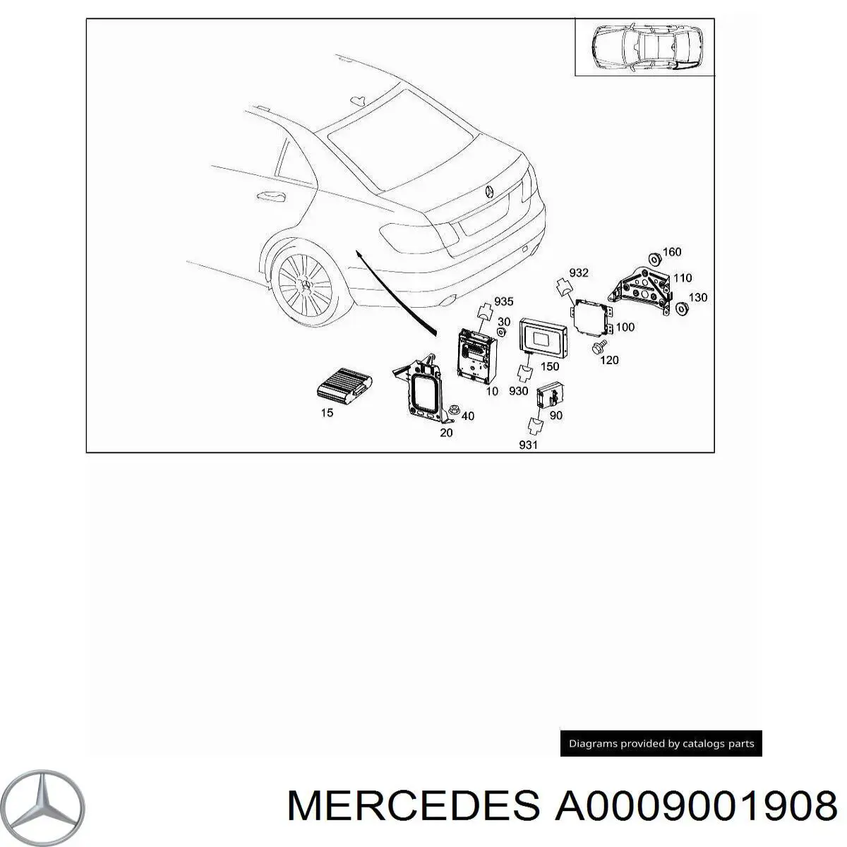  0009009109 Mercedes