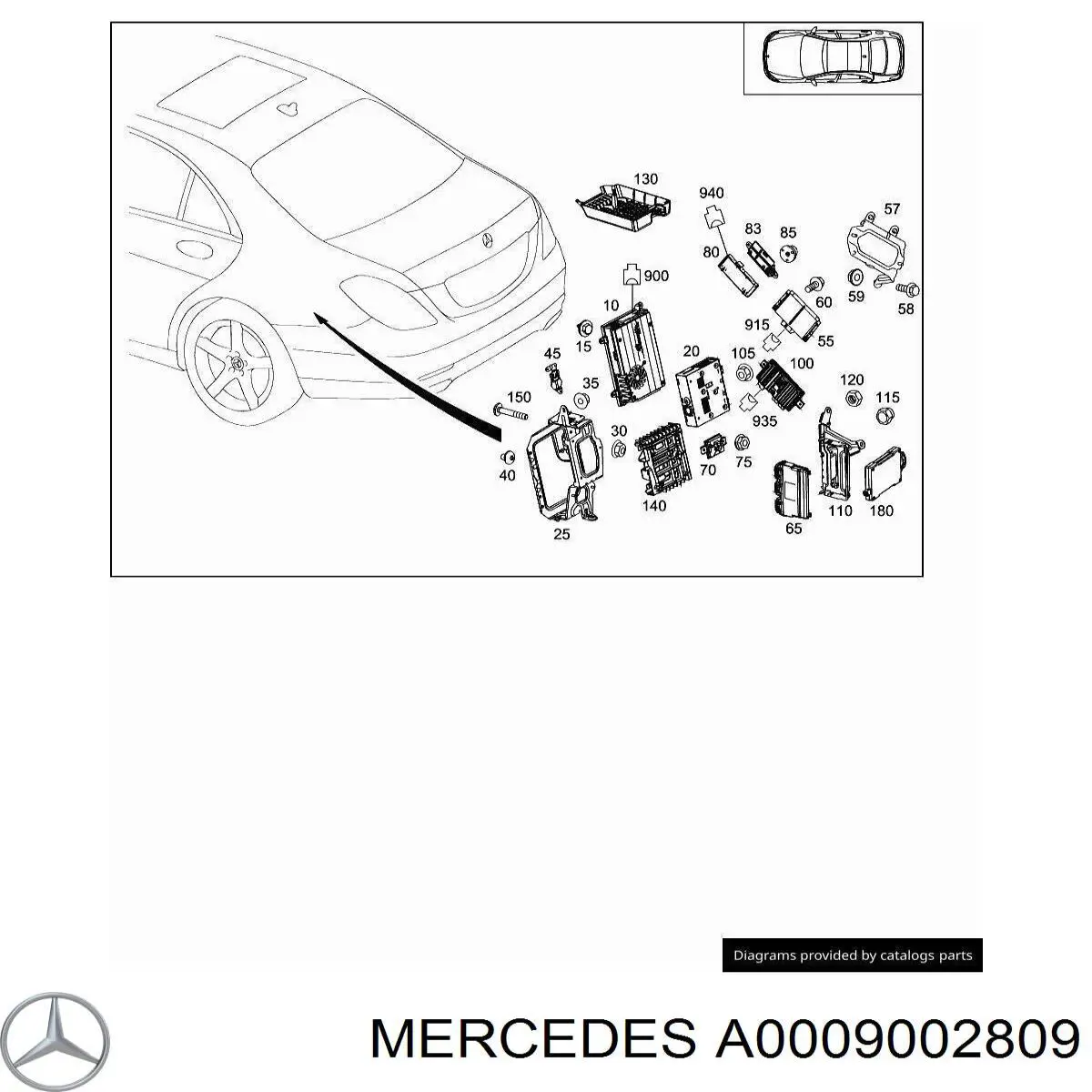 Купить A0009002809 Mercedes 