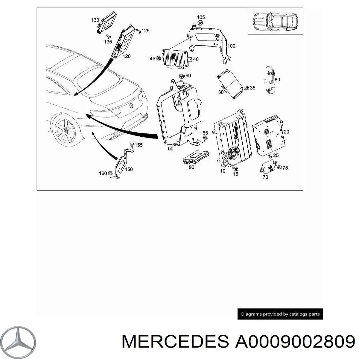 A0009002809 Mercedes 