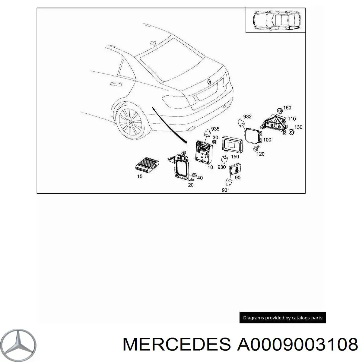  Mercedes 0009009109
