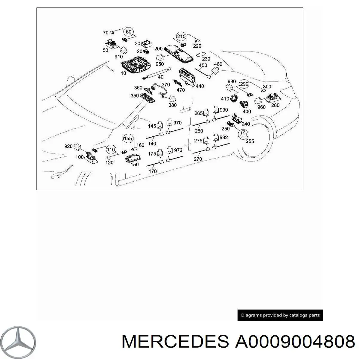 A0009004808 Mercedes 