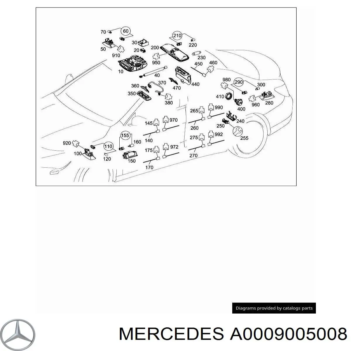 A0009005008 Mercedes