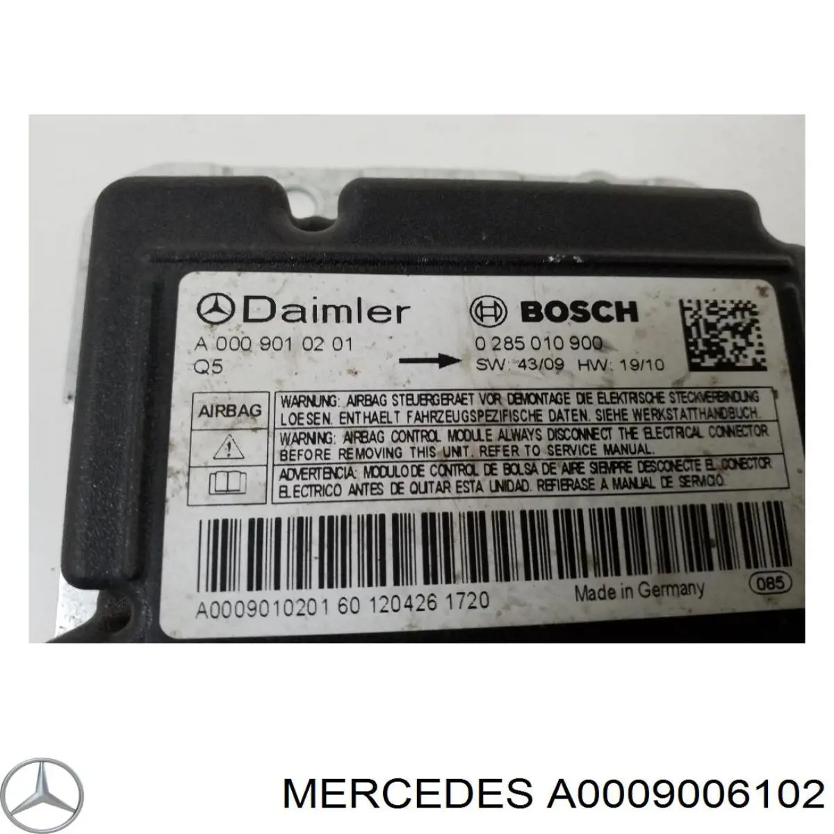 A0009006102 Mercedes 