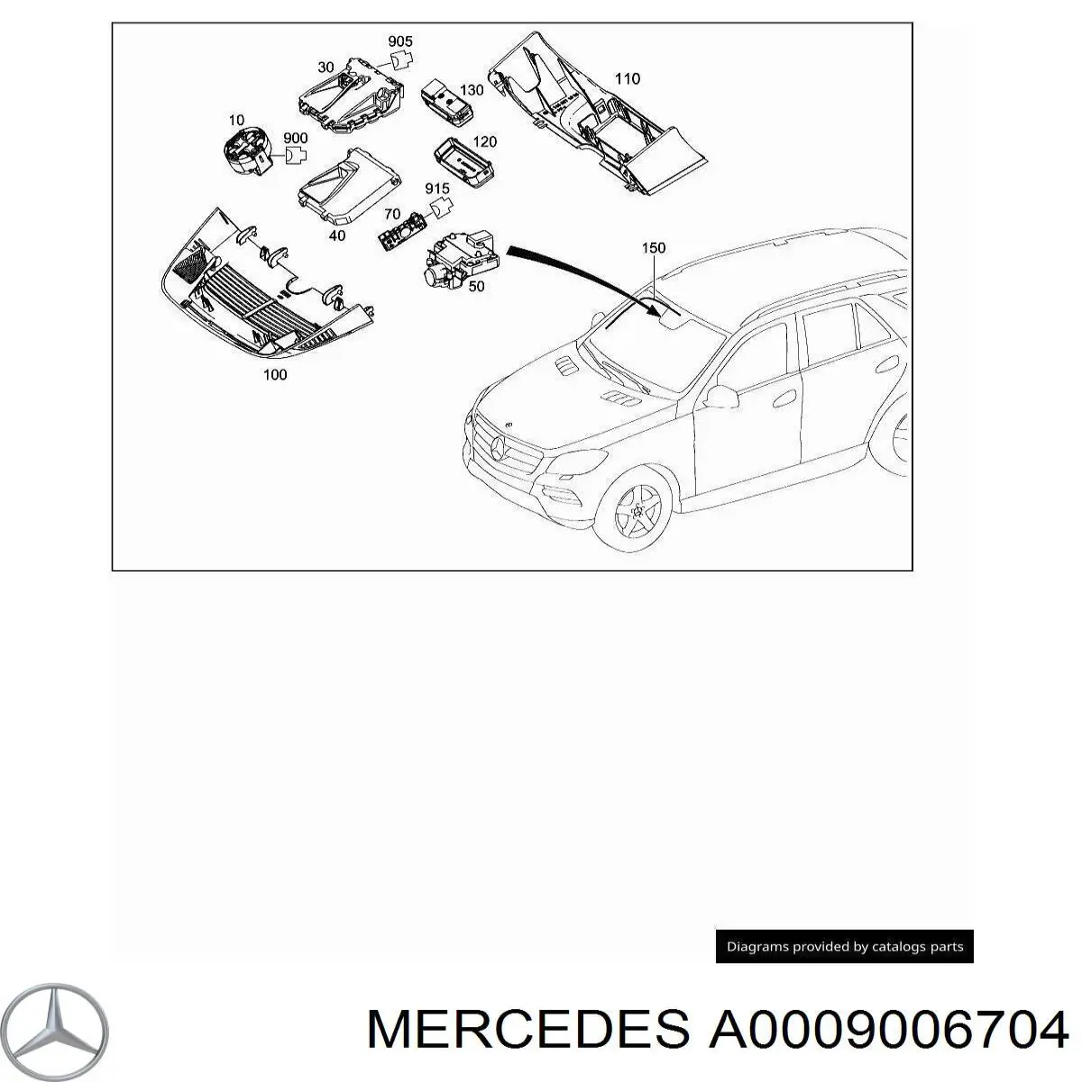 0009006704 Mercedes 