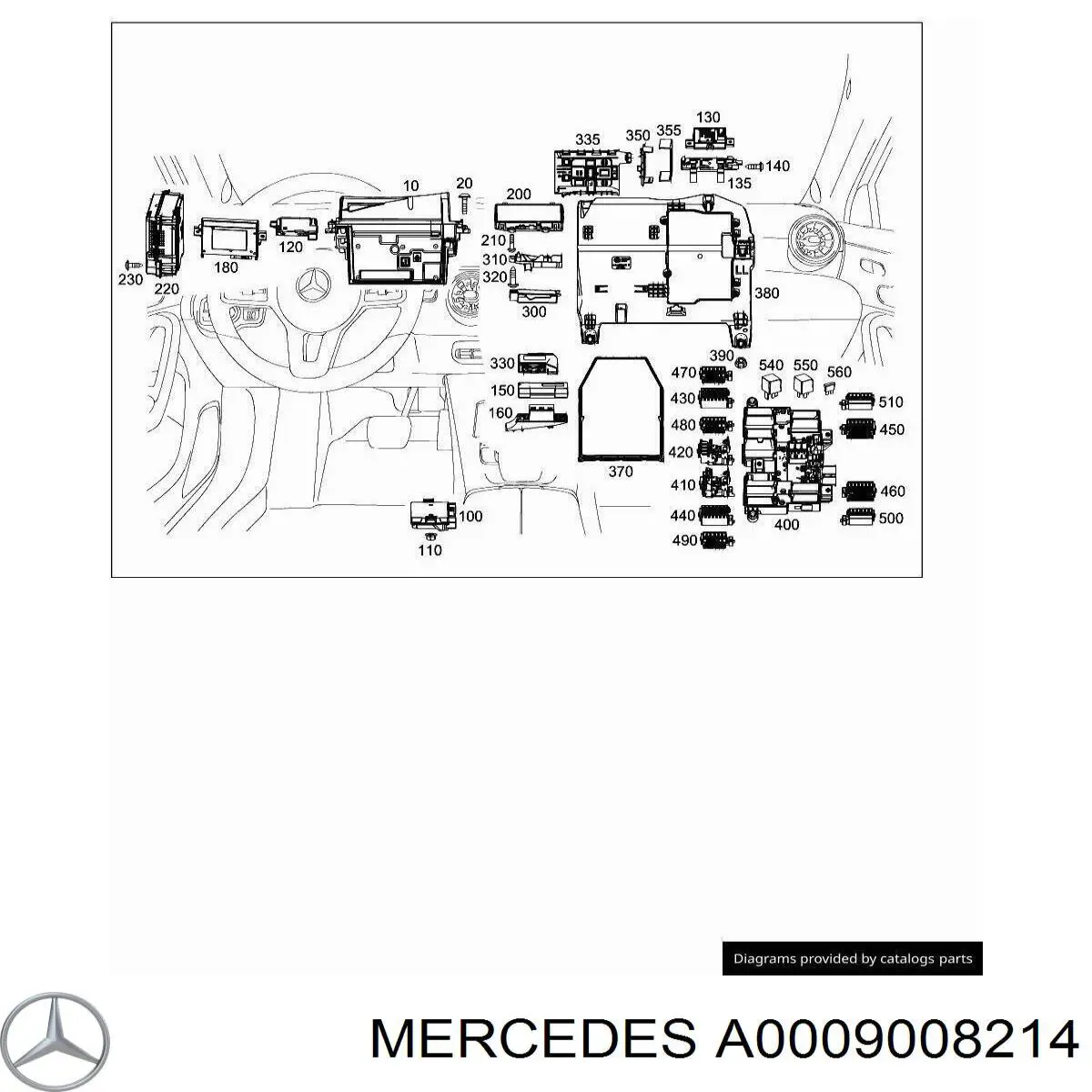 A0009008214 Mercedes 