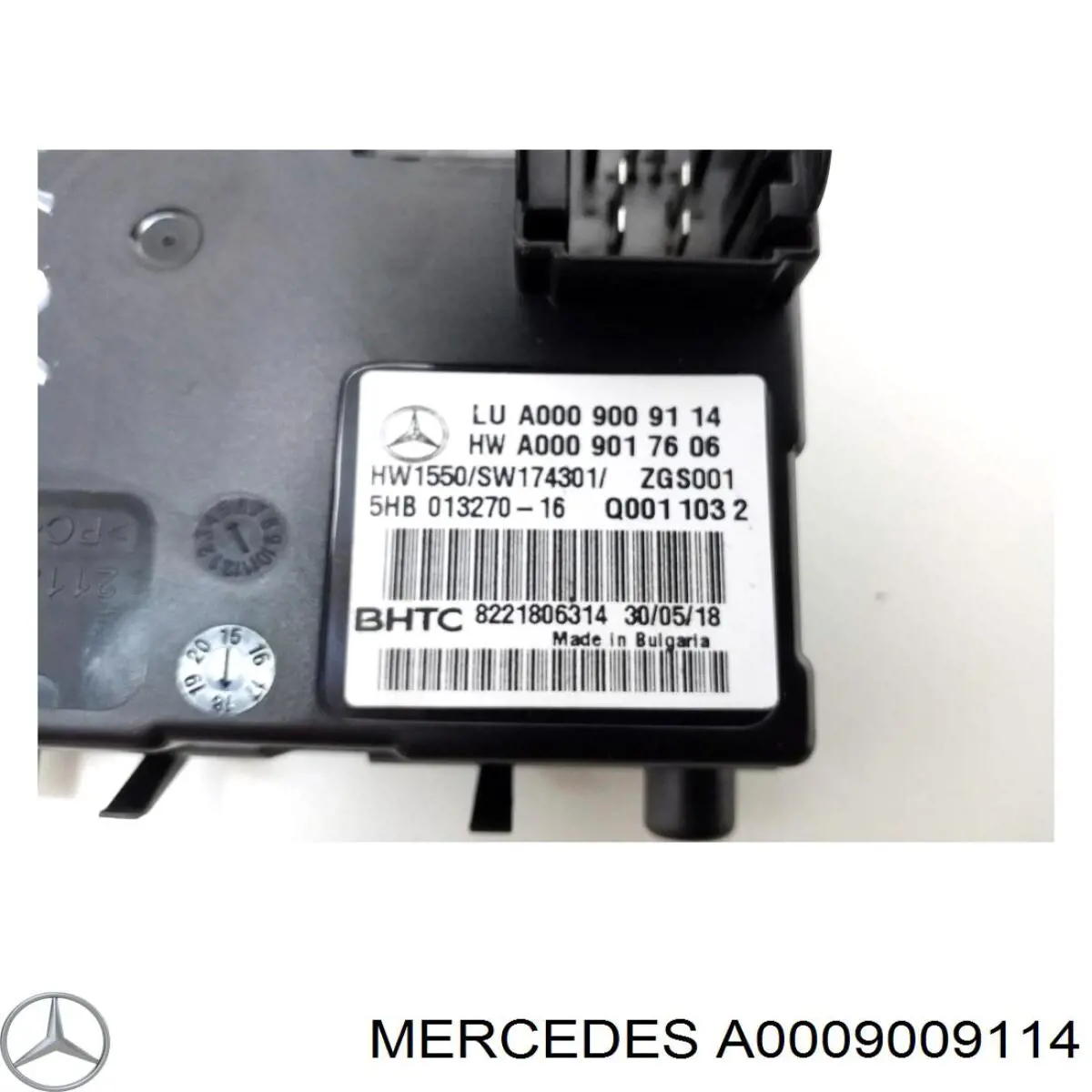 Контроллер системы управления отопителем Mercedes A0009008814 цена, от 63.35 USD