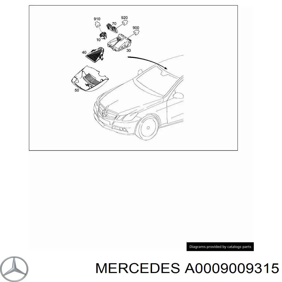 A0009009315 Mercedes 