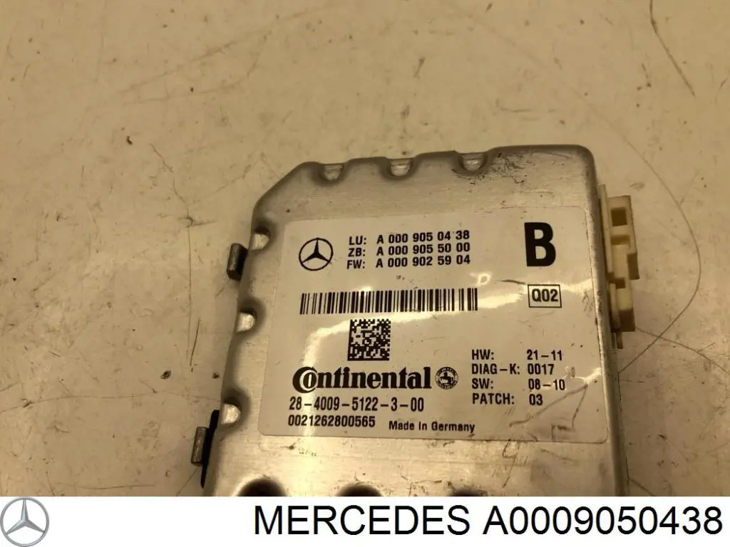 Модуль управления камерой A0009050438 Mercedes