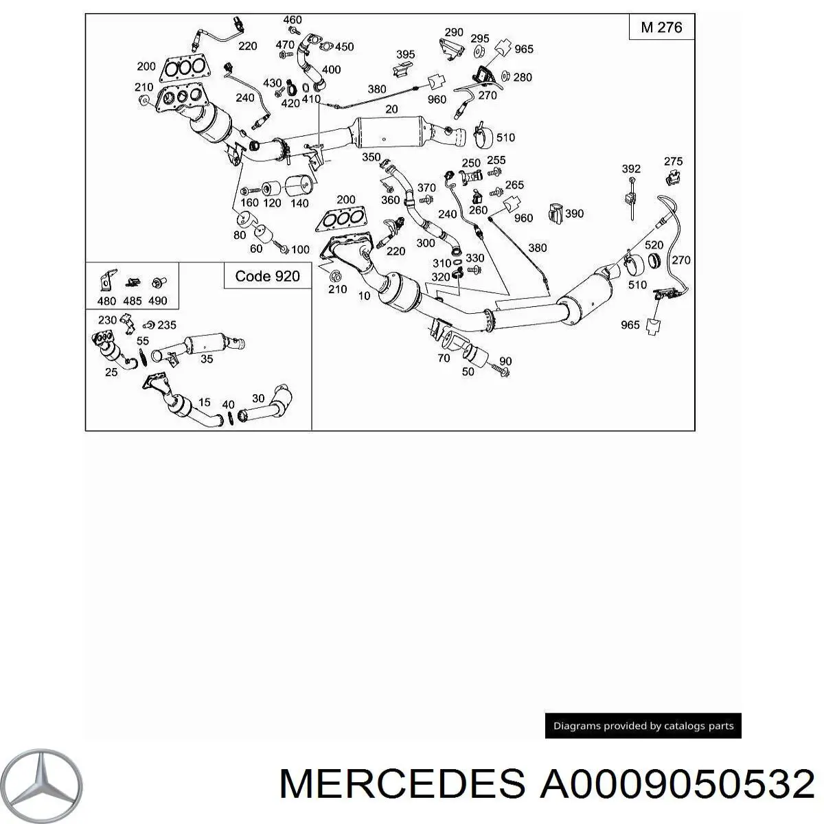  A0009050532 Mercedes