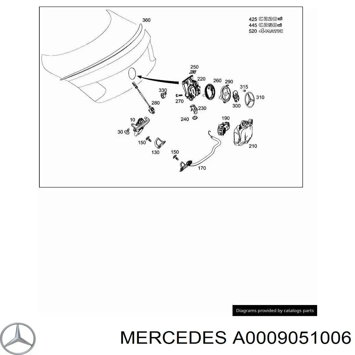 A0009051006 Mercedes 