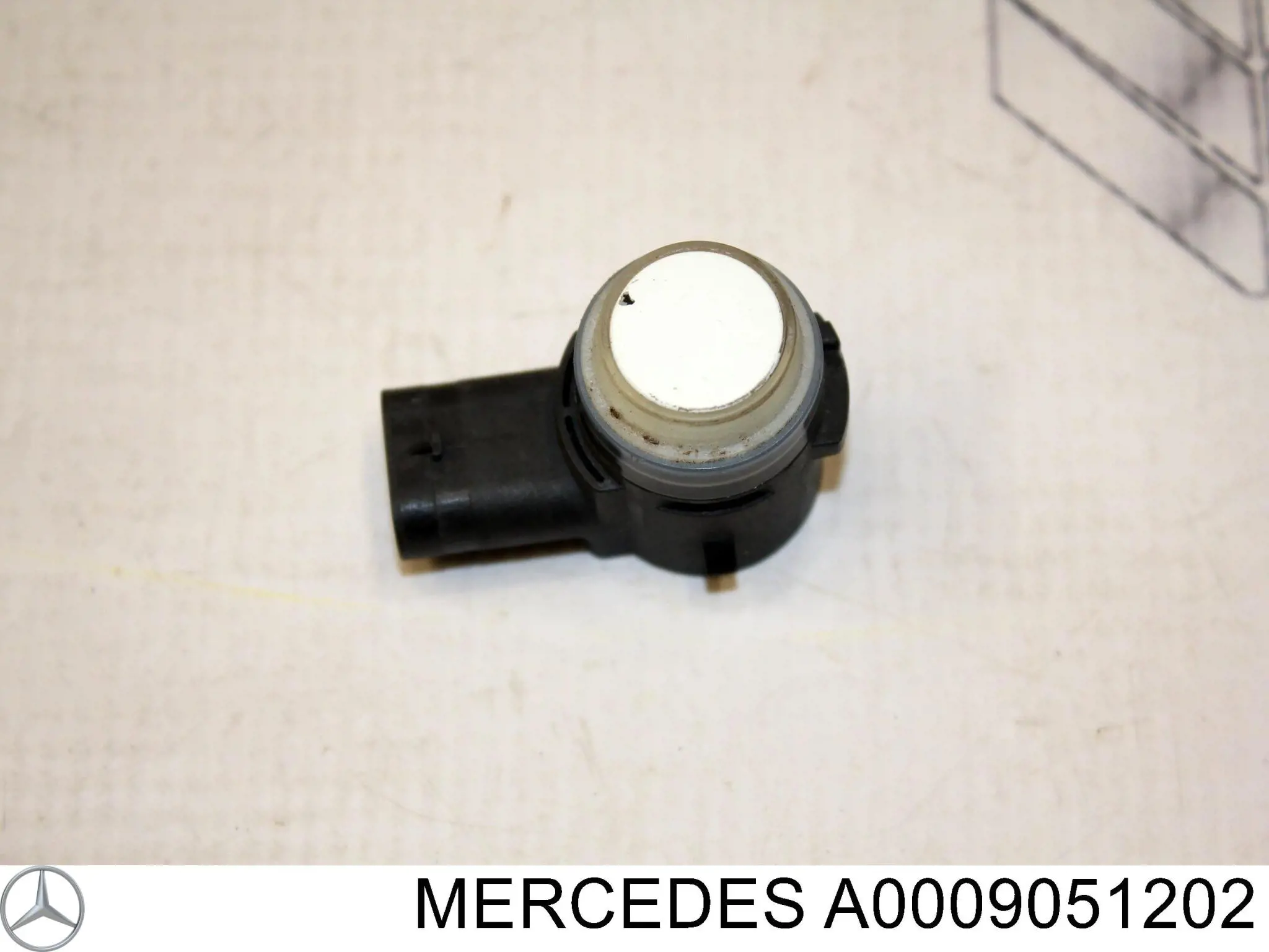 Купить A0009051202 Mercedes Датчик сигнализации парковки, парктроник, боковой