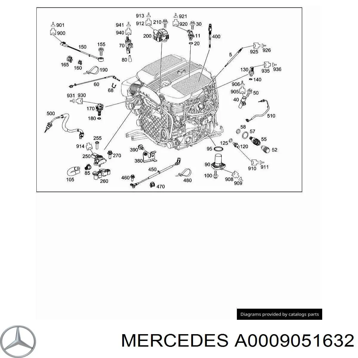 A0009051632 Mercedes 