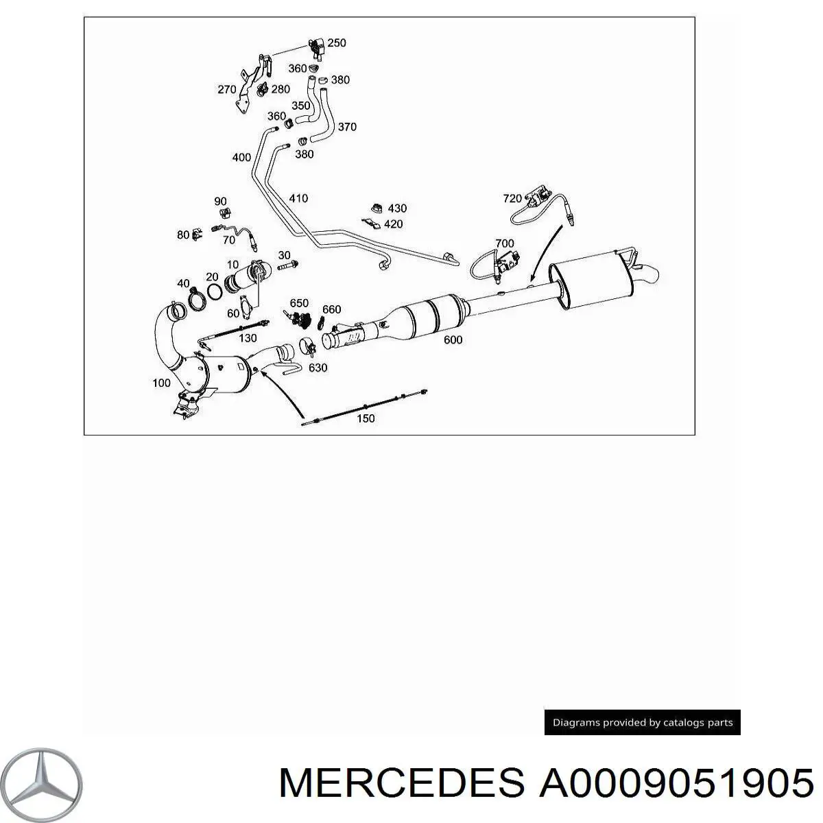 A0009051905 Mercedes 