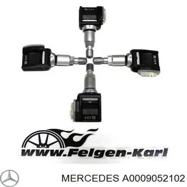 Compre A0009052102 Mercedes Sensor de pressão de ar nos pneus