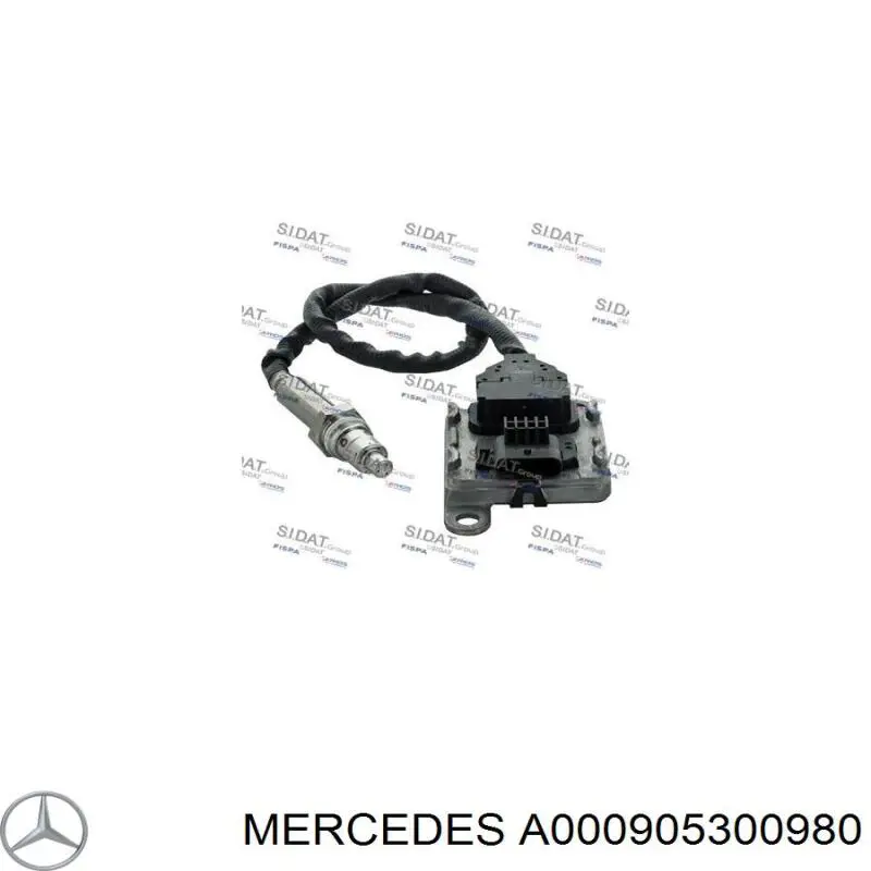 A000905300980 Mercedes sensor de óxidos de nitrogênio nox