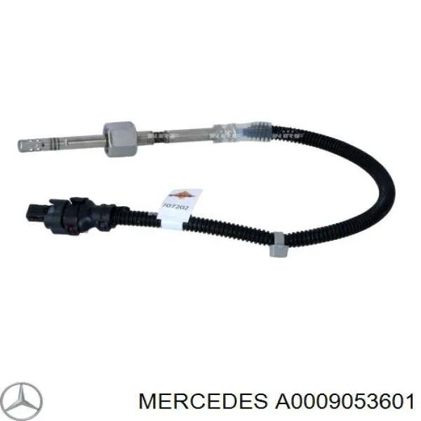 A0009053601 Mercedes Датчик температуры отработавших газов (ОГ), до катализатора