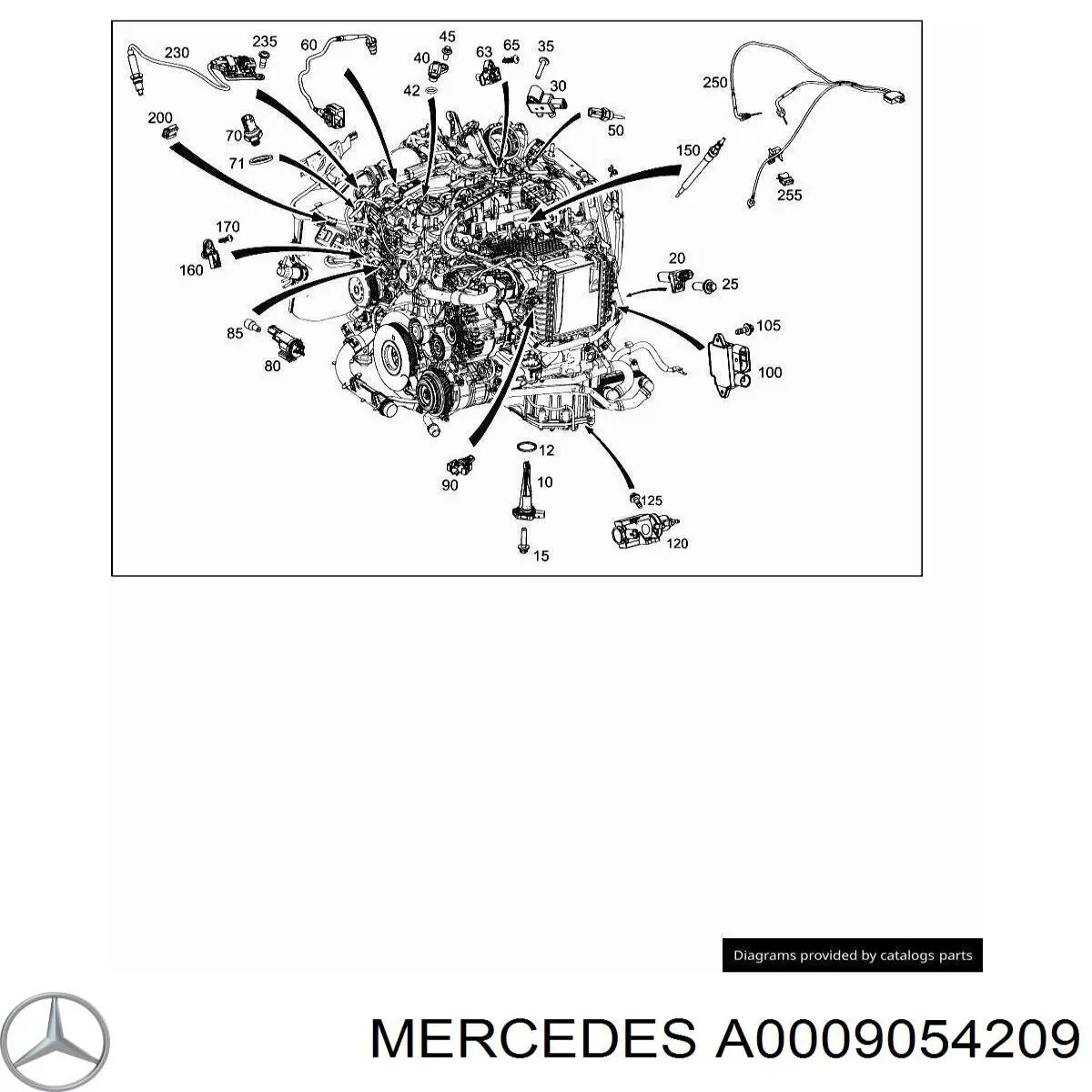 A0009054209 Mercedes 