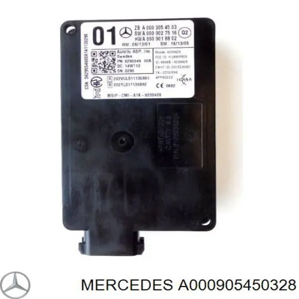 A000905450328 Mercedes sensor traseiro de controlo da zona morta