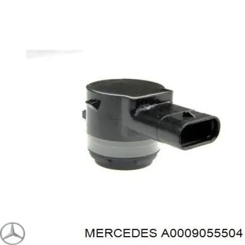 A0009055504 Mercedes sensor de sinalização de estacionamento (sensor de estacionamento dianteiro/traseiro central)