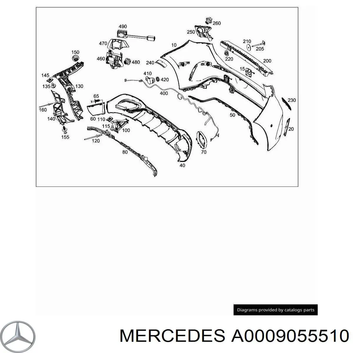 A0009055510 Mercedes 