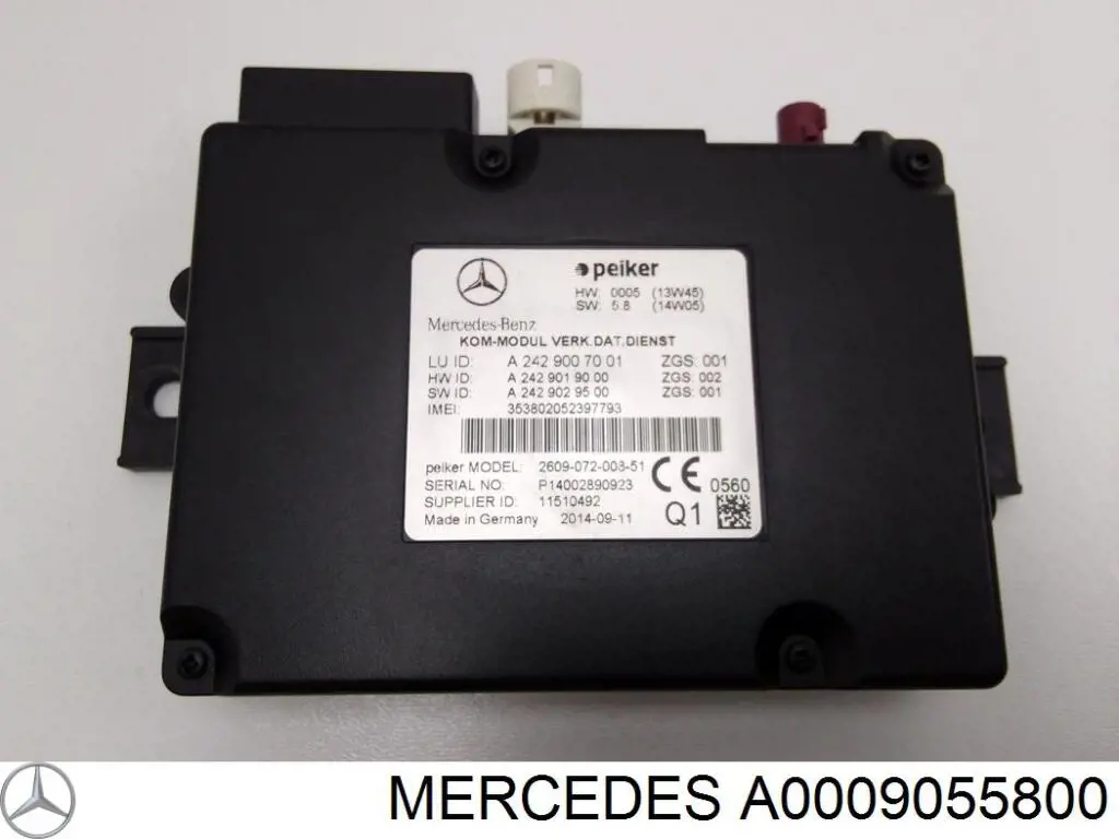 Датчик загрязнения воздуха A009055800 Mercedes