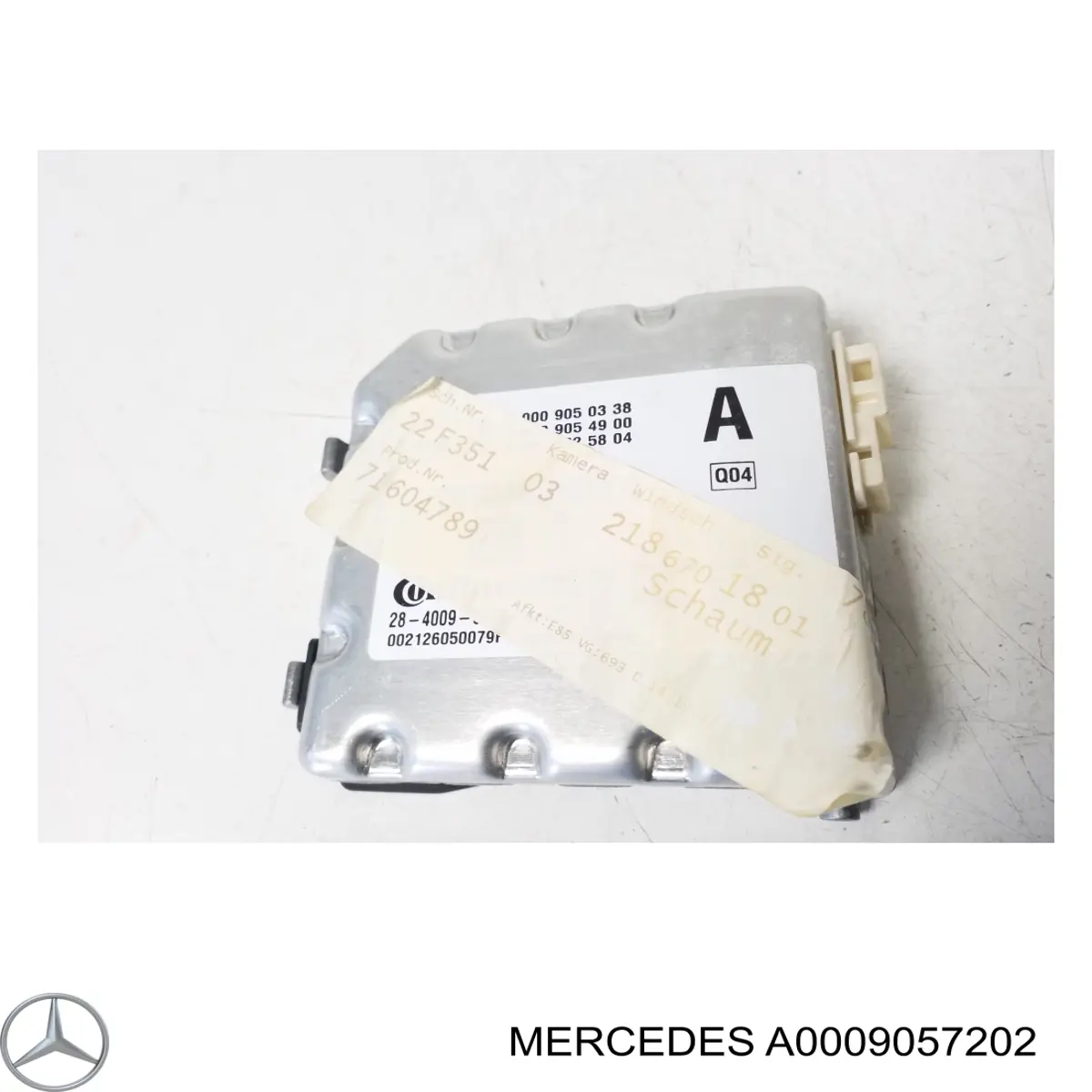 A0009057202 Mercedes módulo de direção da câmara