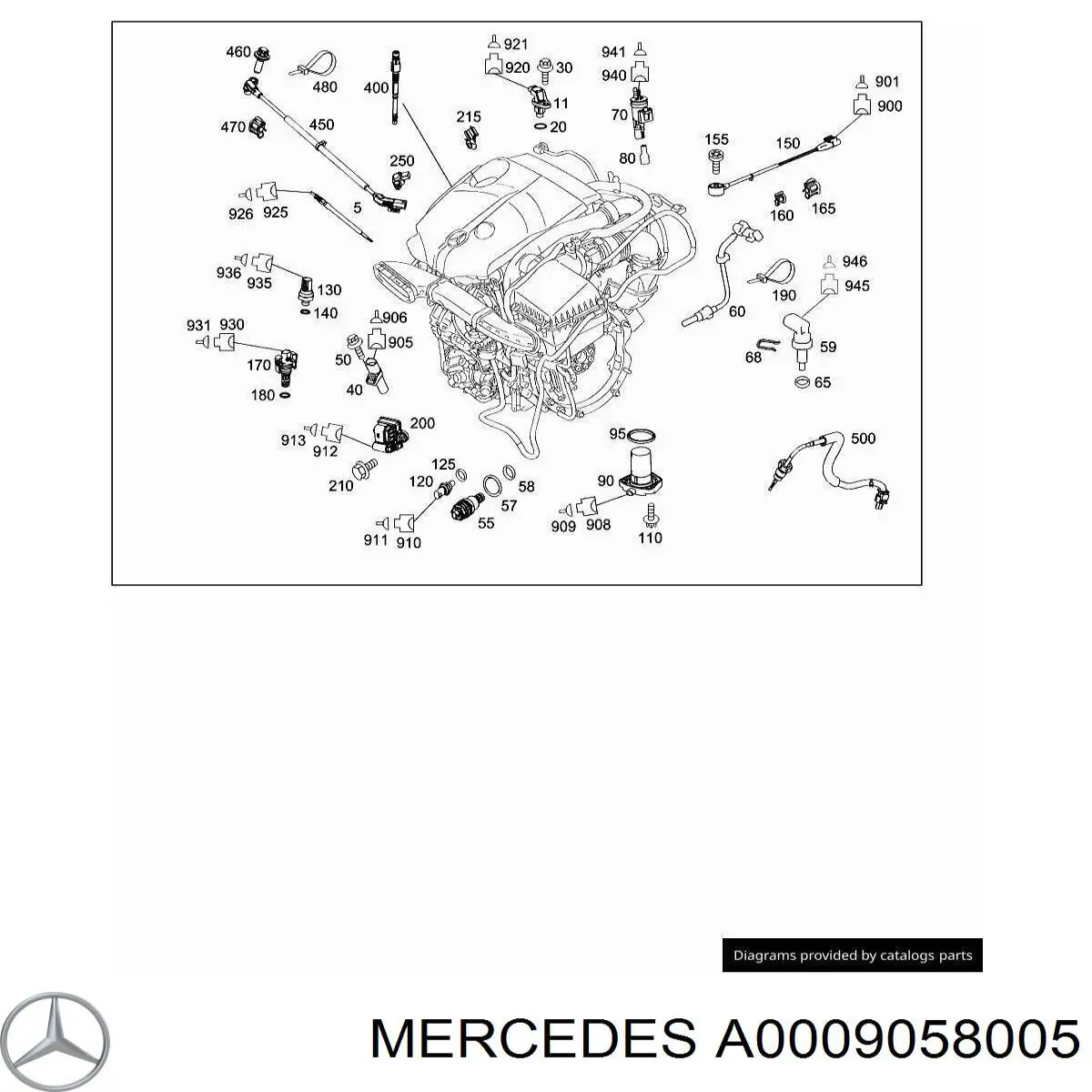 Датчик температуры наддува Mercedes A0009059005 цена, от 31.04 USD