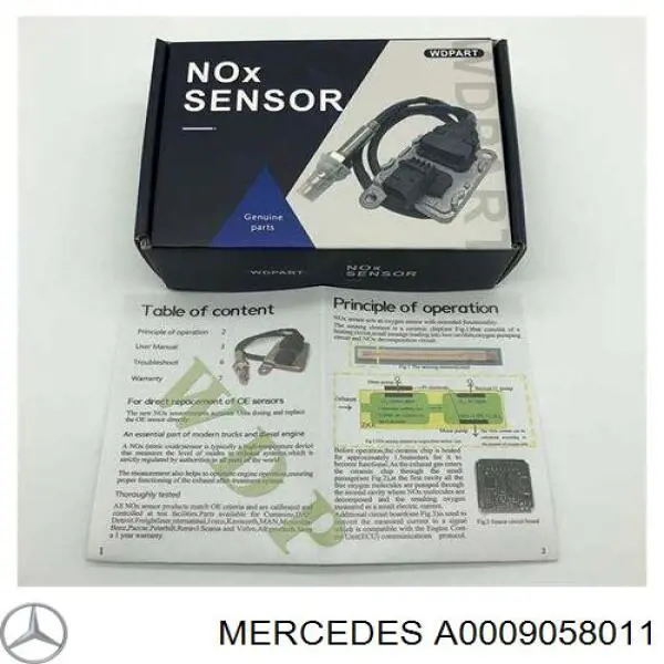  A0009058011 Mercedes