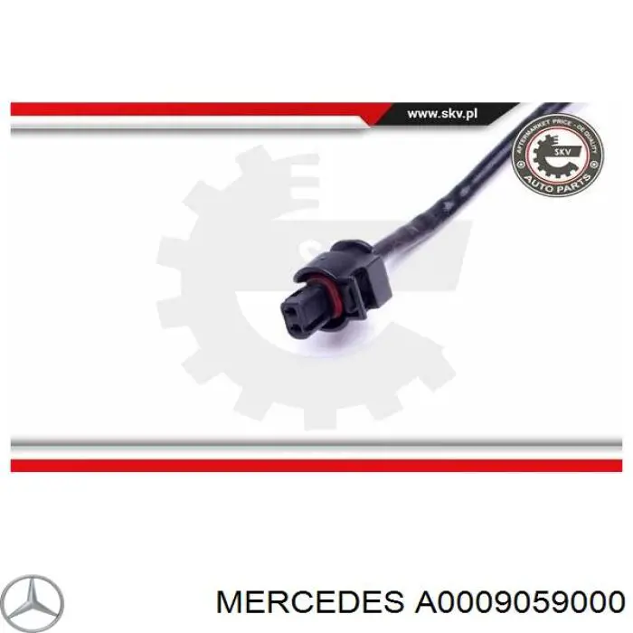 A0009059000 Mercedes sensor de temperatura dos gases de escape (ge, antes de filtro de partículas diesel)