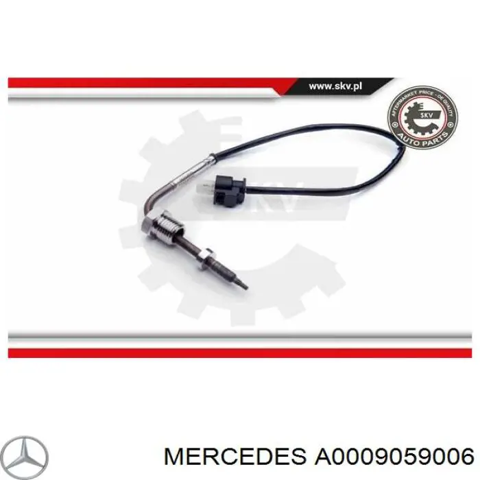 Датчик температуры выхлопных газов перед турбиной Mercedes A0009059006 цена, от 117.99 USD
