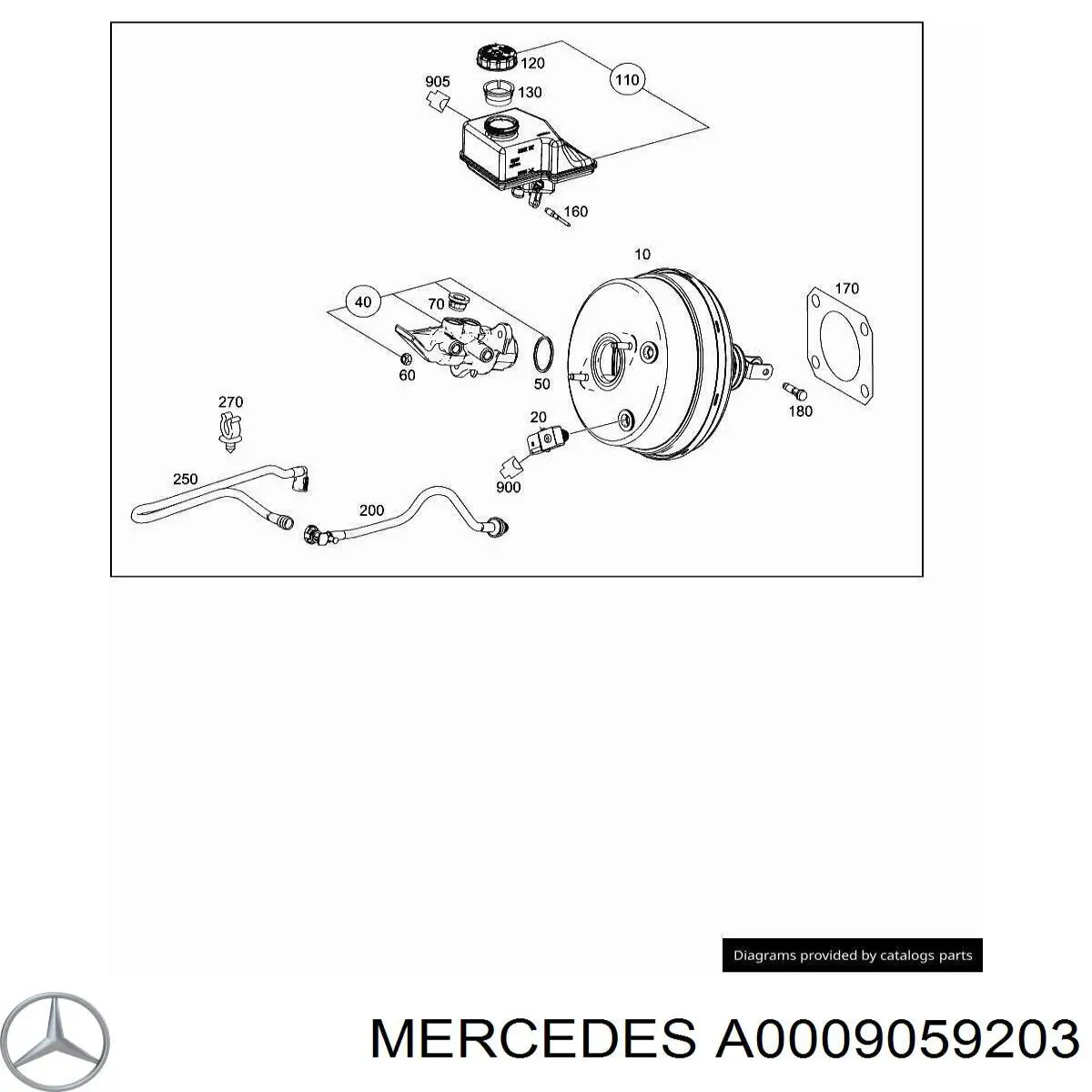 A0009059203 Mercedes 