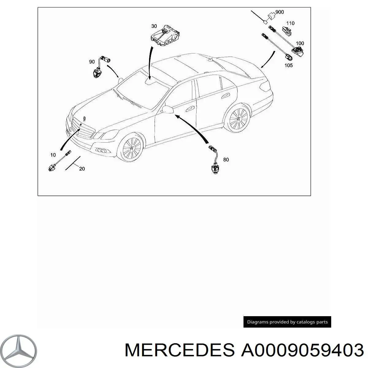 A0009059403 Mercedes 