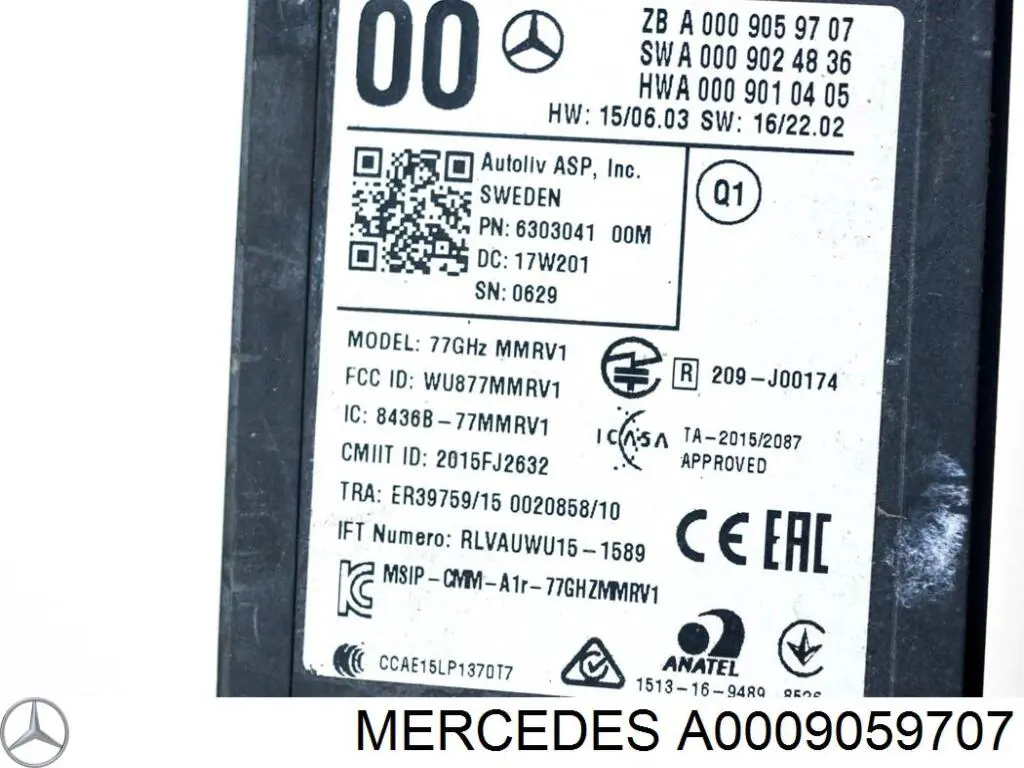 Купить A000905970764 Mercedes 