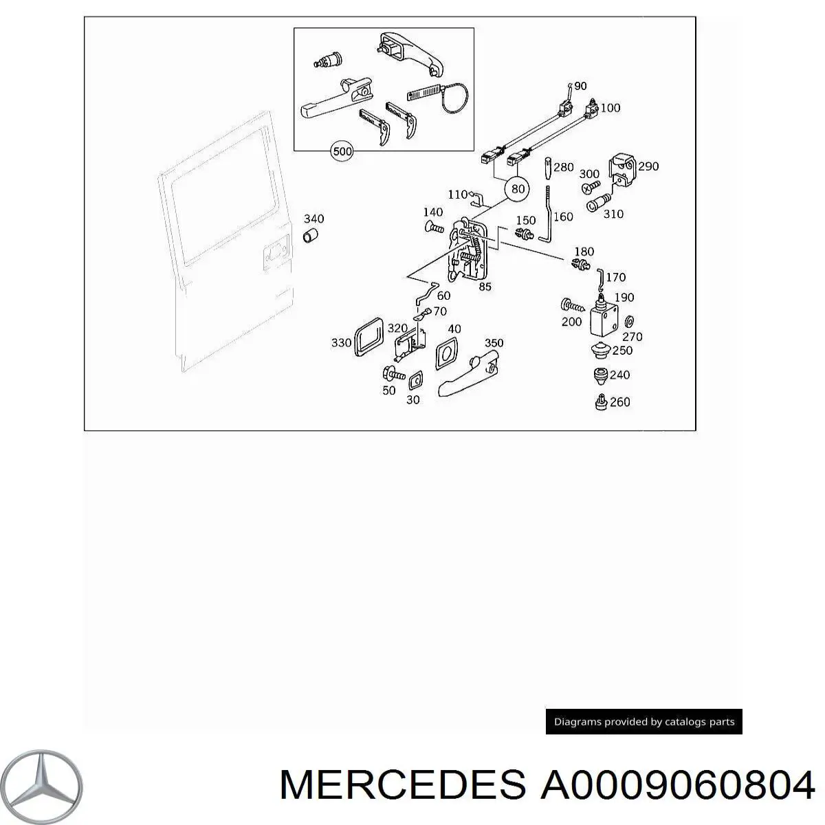 A0009060804 Mercedes 