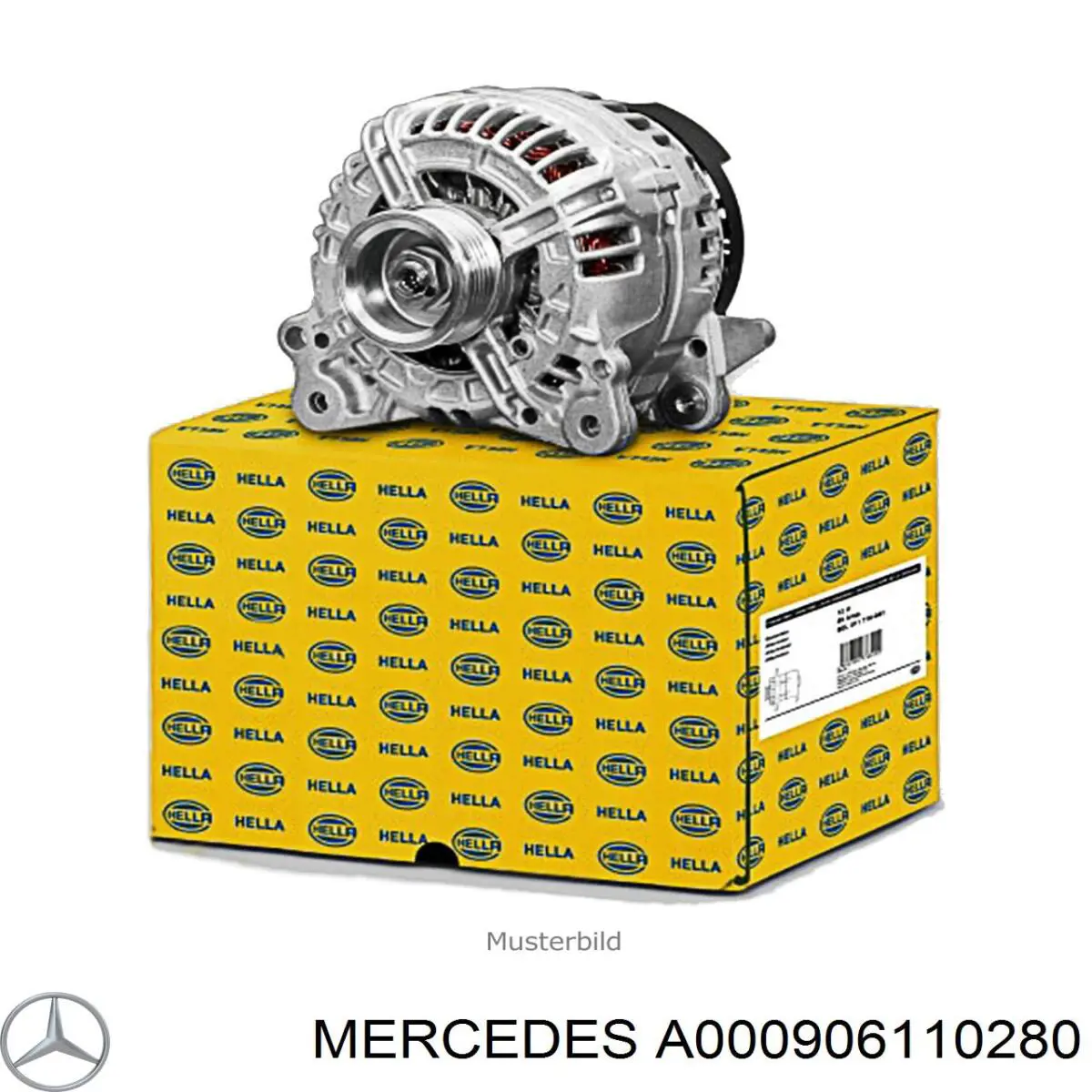 Генератор A000906110280 Mercedes